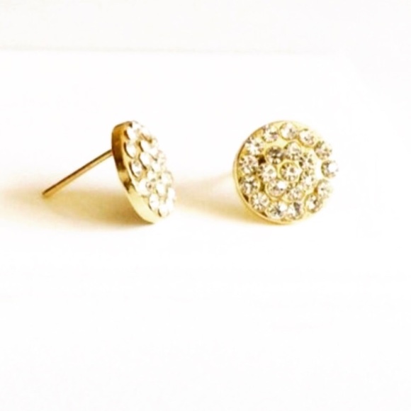 ✨ Circle CZ Earrings ✨ - Picture 3 of 4